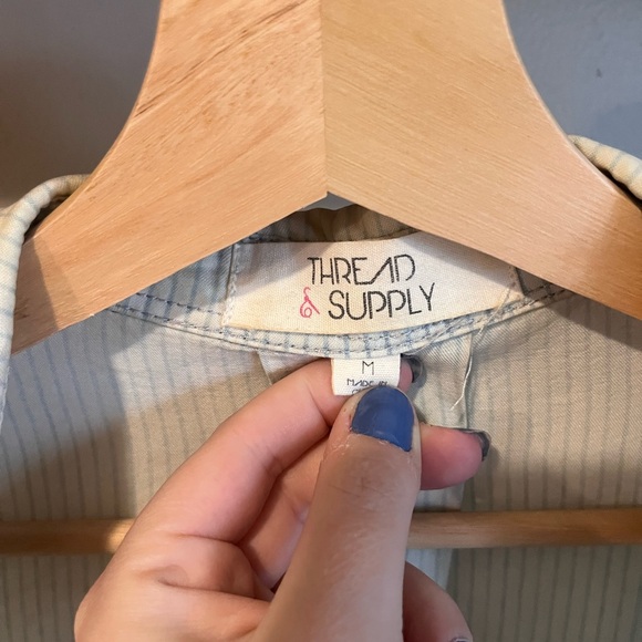 Striped Button-Up Shirt - Picture 2 of 5